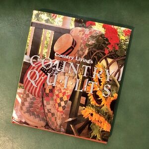 Country Living's Country Quilts by Elenor Levie  Vintage 90s Quilting Craft Book